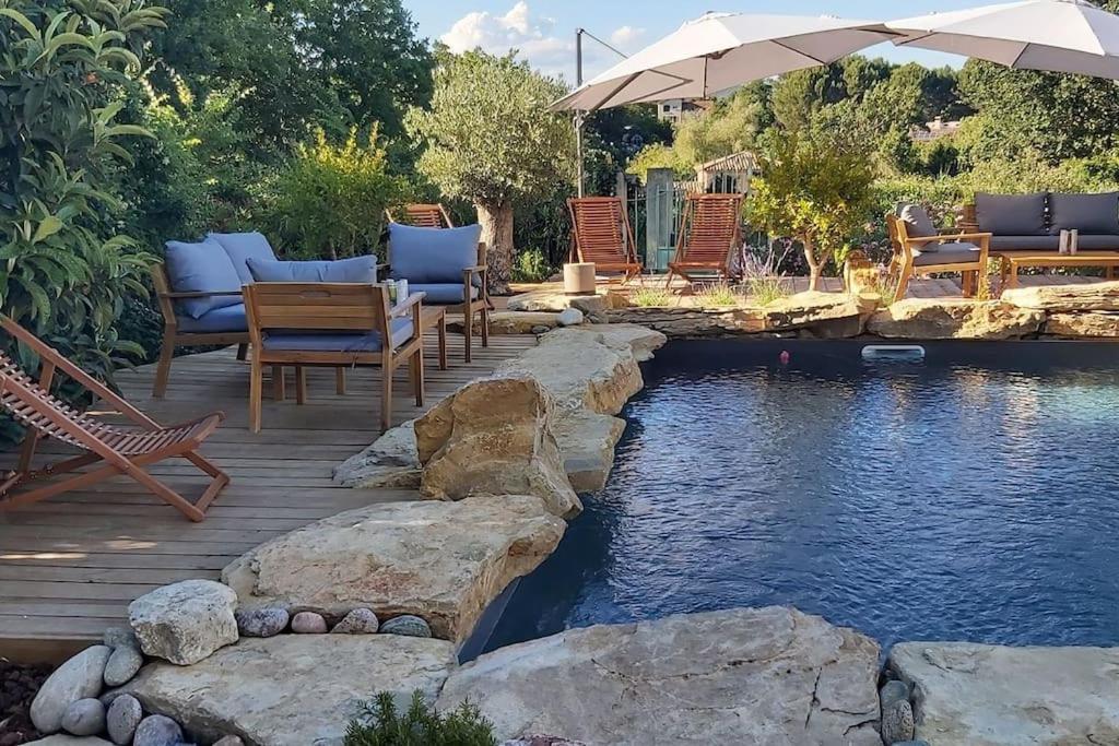 Une Oasis au Pays de Cézanne Aix-en-Provence Extérieur photo